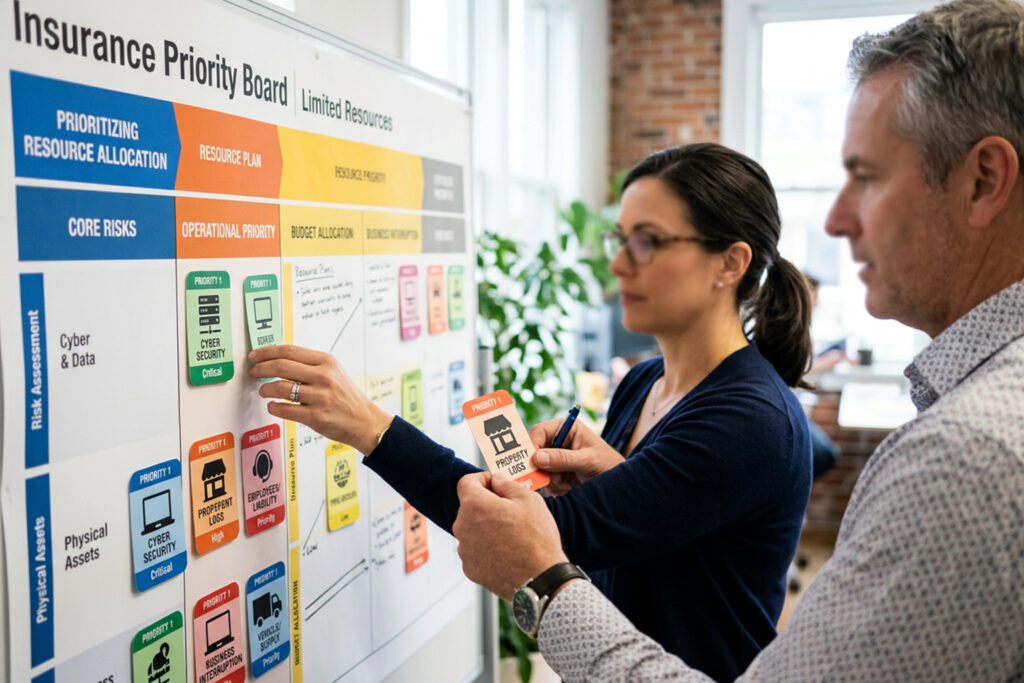 Allocating Insurance Resources to Critical Business Functions